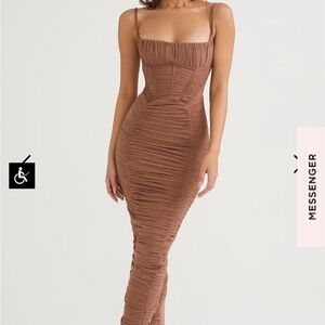 House of CB midi body con dress